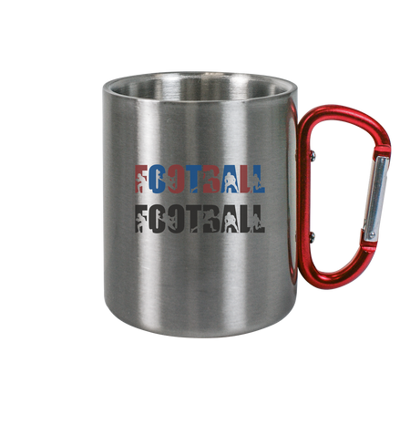 Football Silhouette - Edelstahl Tasse