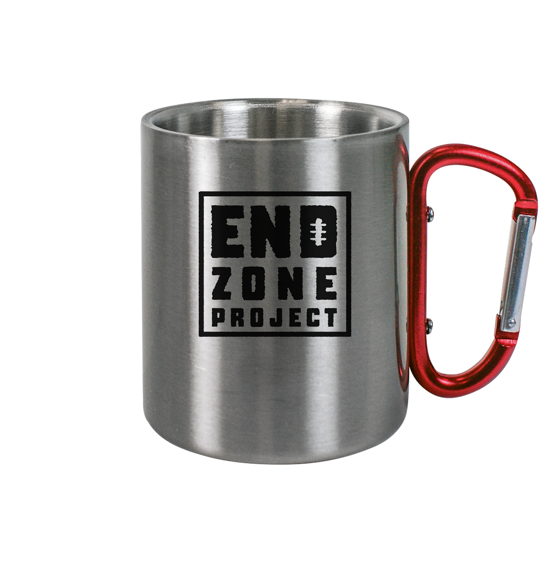 Endzone Project Quadrat - Edelstahl Tasse
