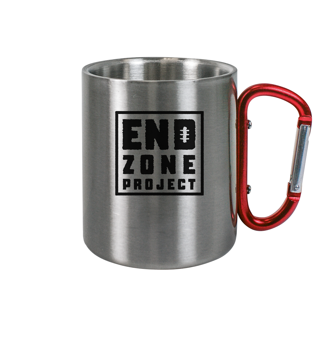 Endzone Project Quadrat - Edelstahl Tasse
