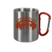 Los Angeles Football Silhouette - Edelstahl Tasse