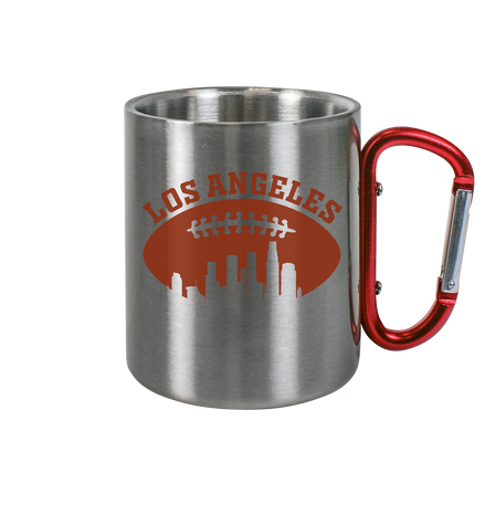 Los Angeles Football Silhouette - Edelstahl Tasse