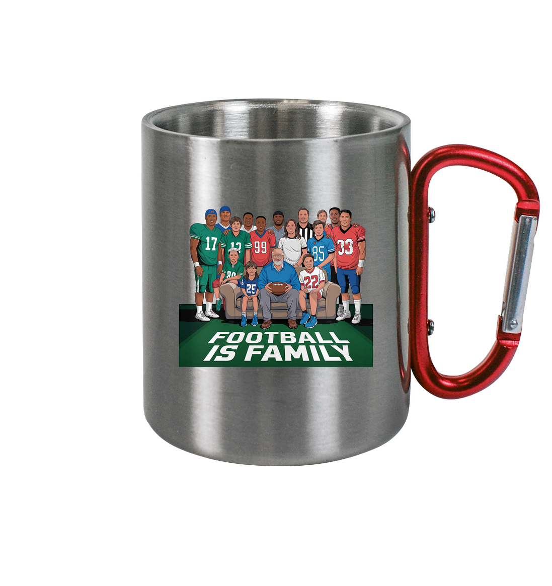 Football is Family - Stainless Steel Mug