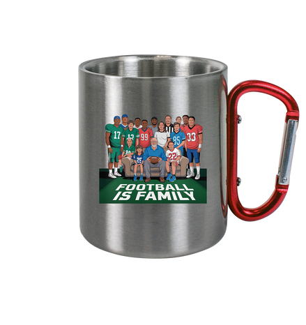 Football is Family - Edelstahl Tasse