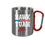 Hawk Tuah White - Stainless Steel Mug