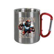 Gridiron Grizzly - Stainless Steel Mug