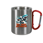 Shark Attack - Edelstahl Tasse