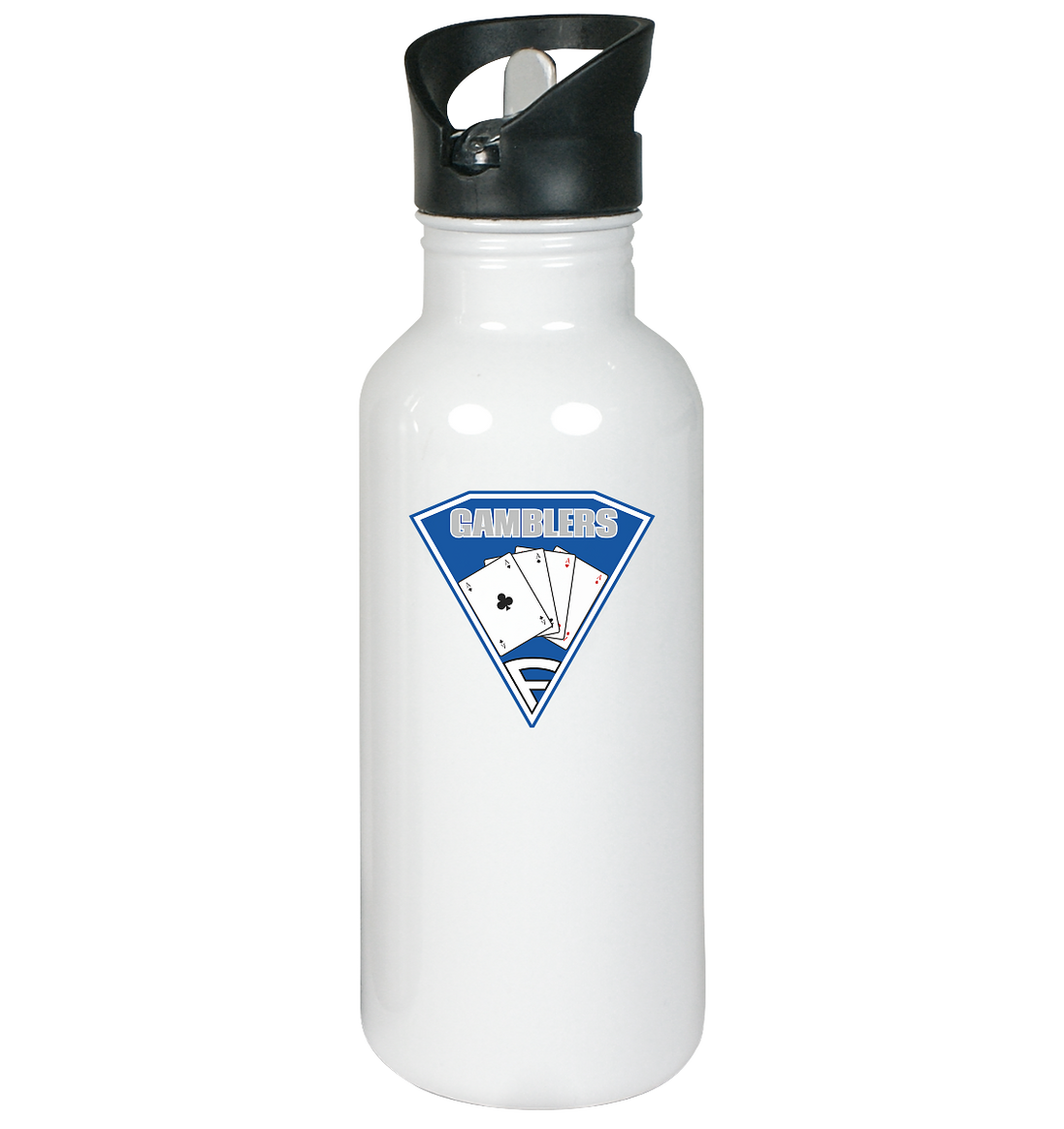 Frankfurt Gamblers - Edelstahl-Trinkflasche