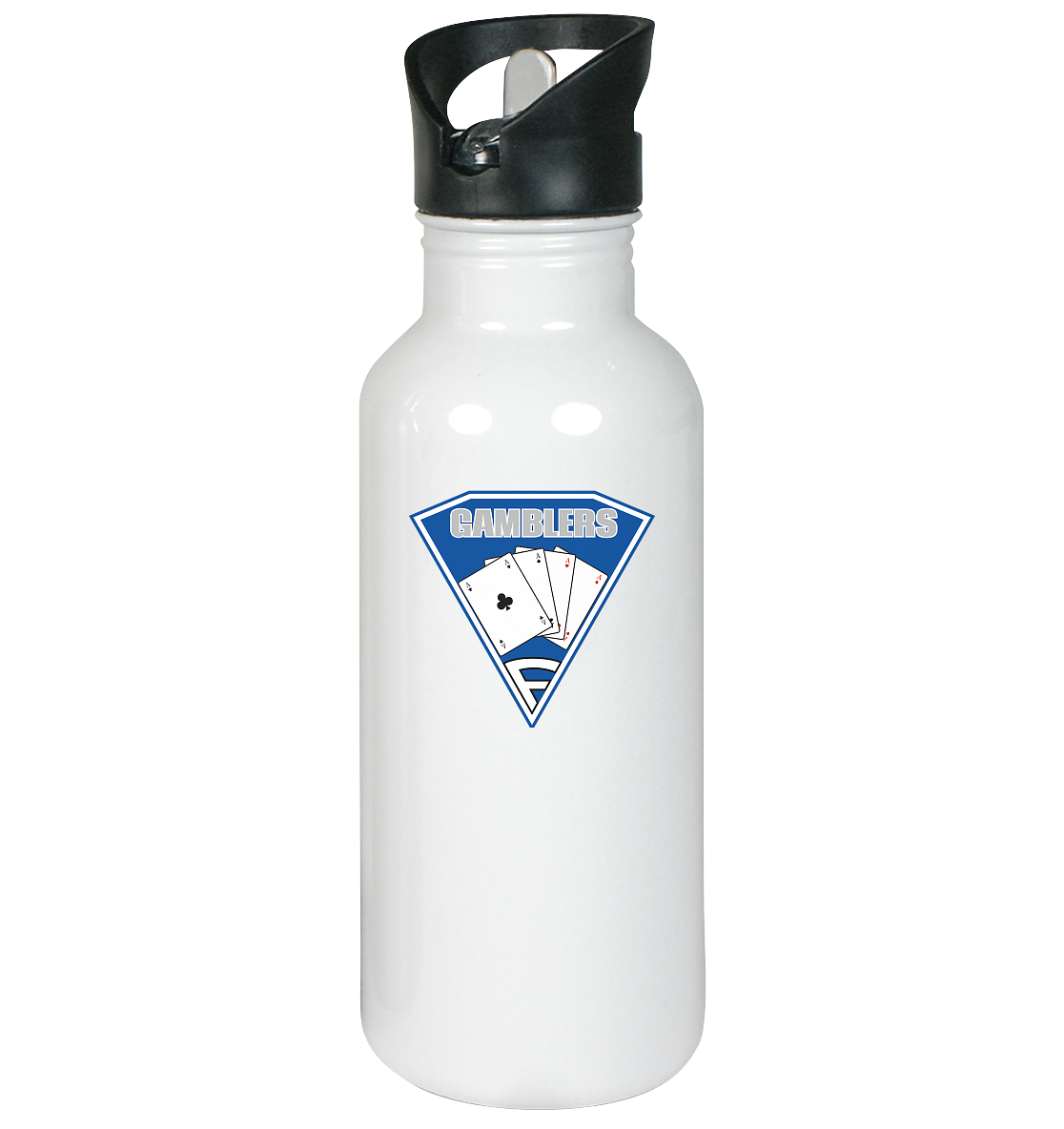 Frankfurt Gamblers - Edelstahl-Trinkflasche