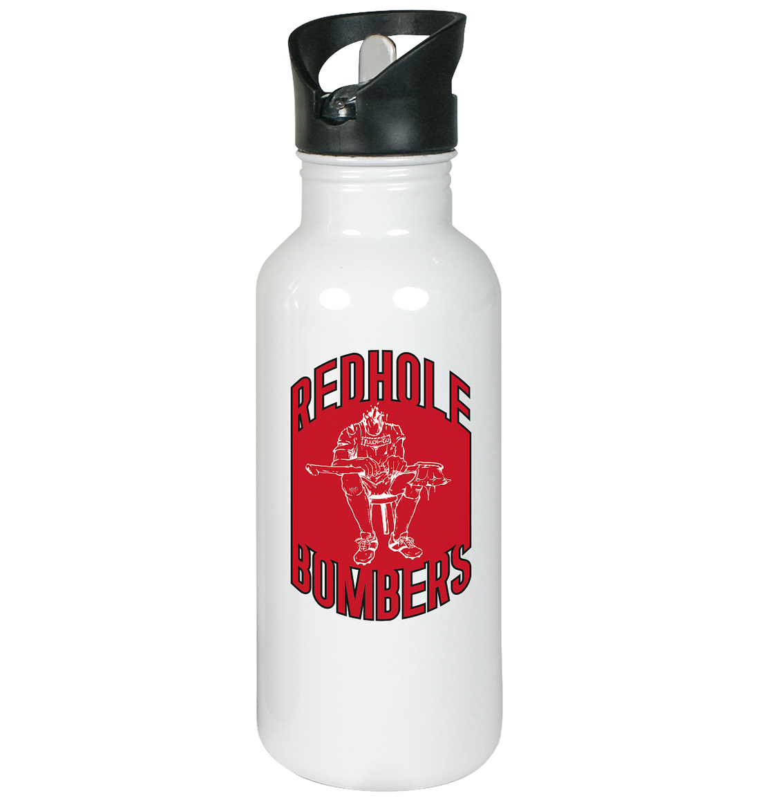 Göppingen Red Hole Bombers - Edelstahl-Trinkflasche