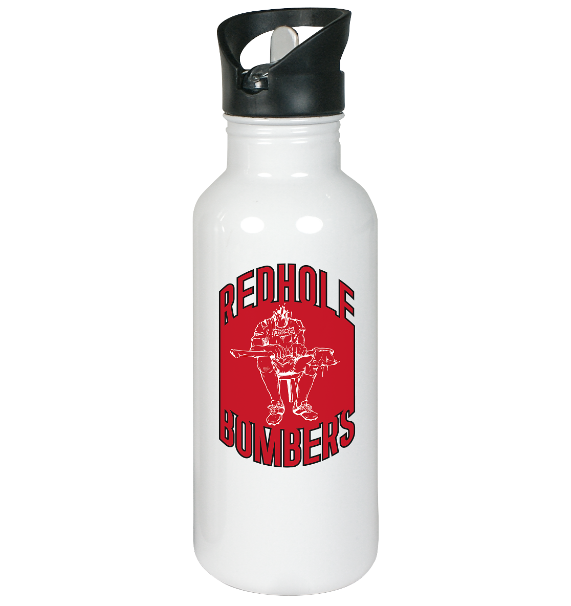 Göppingen Red Hole Bombers - Edelstahl-Trinkflasche
