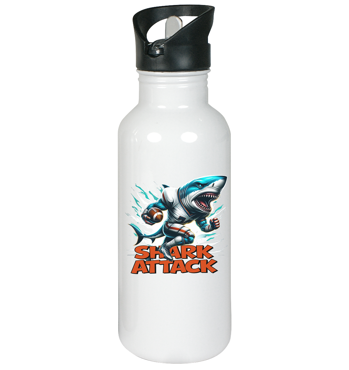 Shark Attack - Edelstahl-Trinkflasche