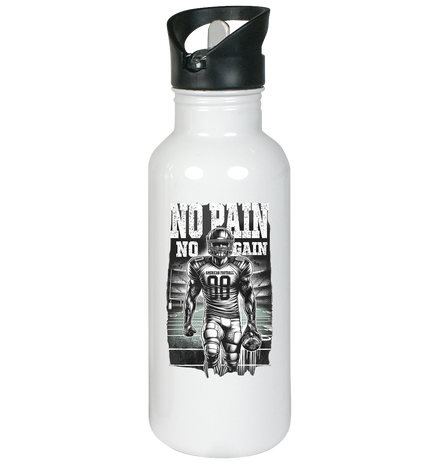 No Pain No Gain  - Edelstahl-Trinkflasche