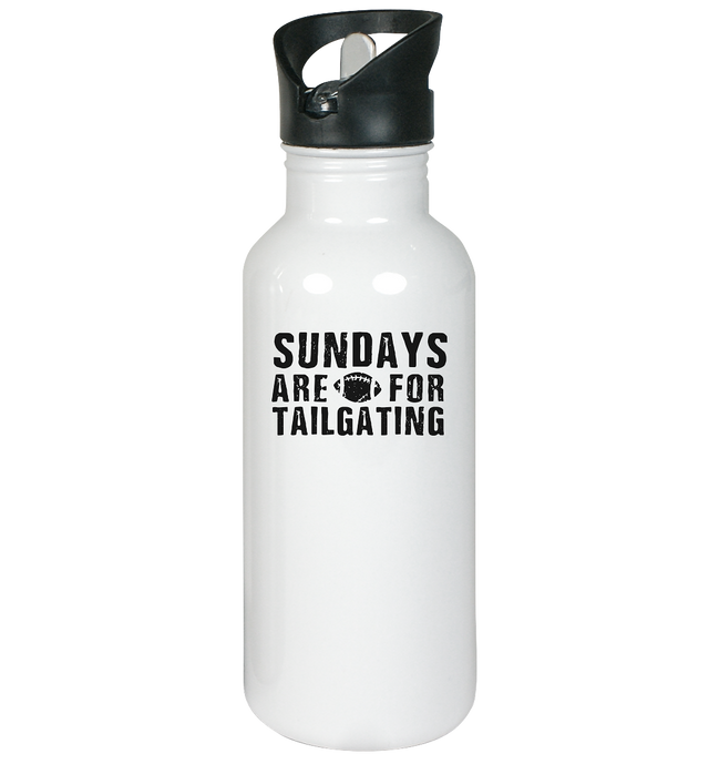 Sundays are for Tailgating  - Edelstahl-Trinkflasche