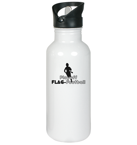 Playoff Flag Football  Women black  - Edelstahl-Trinkflasche