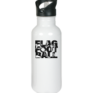 Flag Football - Stainless Steel Water Bottle