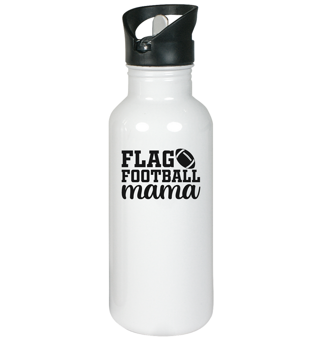Flag Football Mama - Edelstahl-Trinkflasche