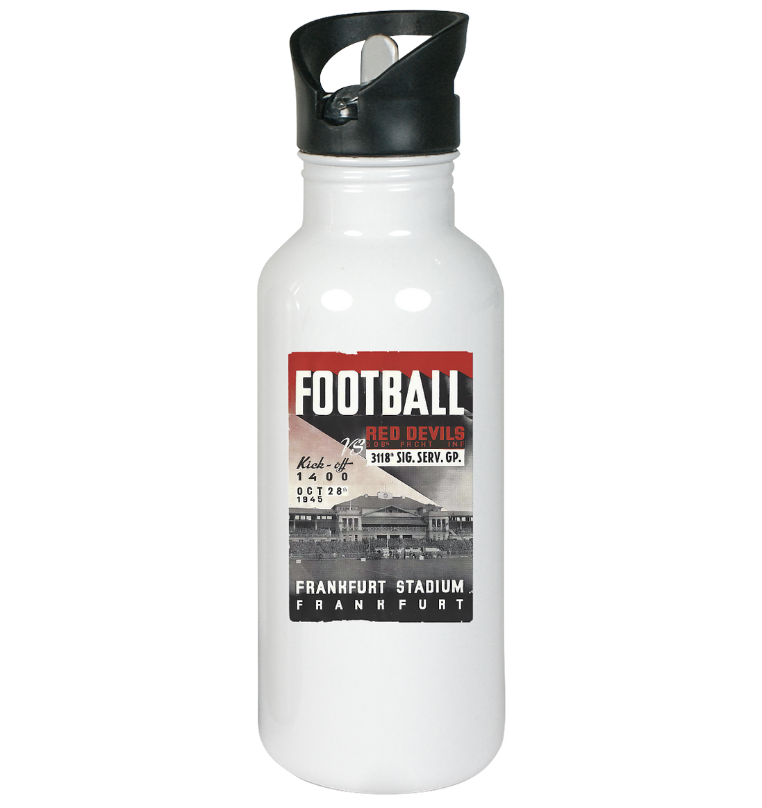 Frankfurt Football 1945 - Stainless Steel Water Bottle
