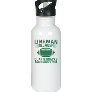 Lineman Heroes Green - Edelstahl-Trinkflasche