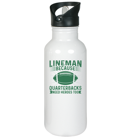 Lineman Heroes Green - Stainless Steel Water Bottle