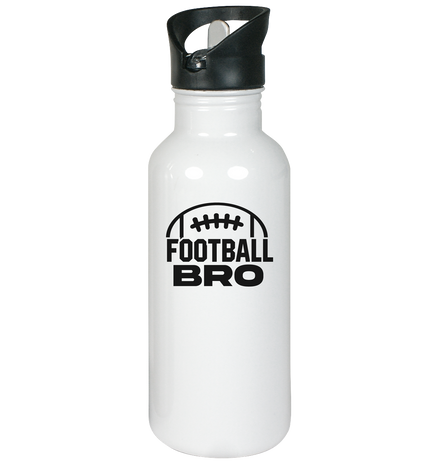Football Bro  - Edelstahl-Trinkflasche