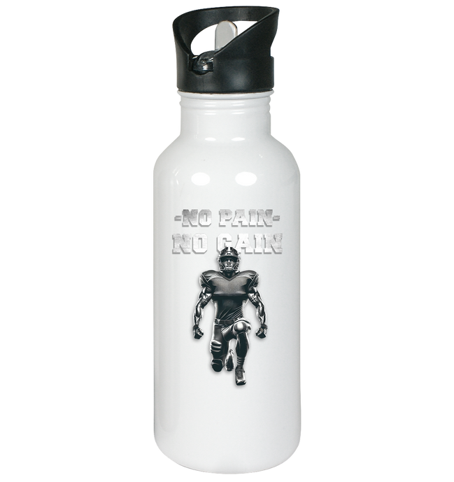 No Pain No Gain Metal - Stainless Steel Water Bottle