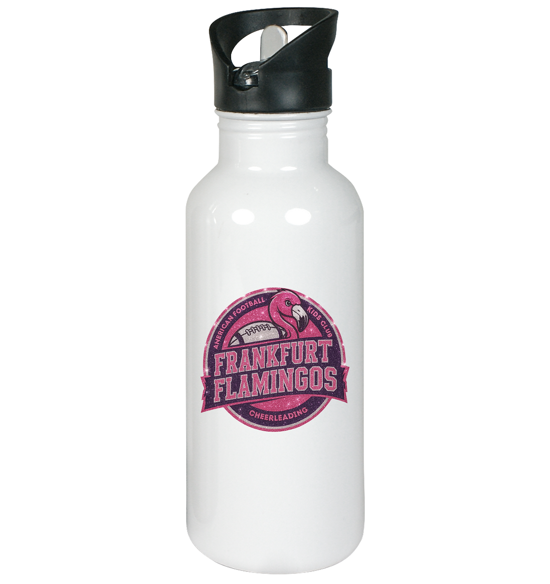 Frankfurt Flamingos - Stainless Steel Water Bottle