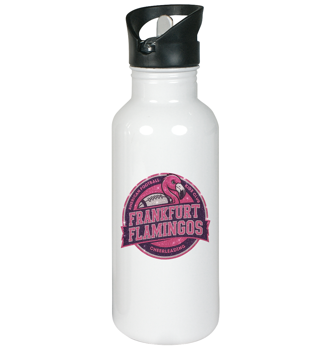 Frankfurt Flamingos - Stainless Steel Water Bottle