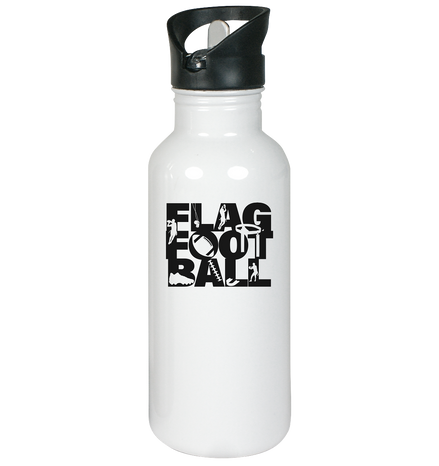 Flag Football - Stainless Steel Water Bottle