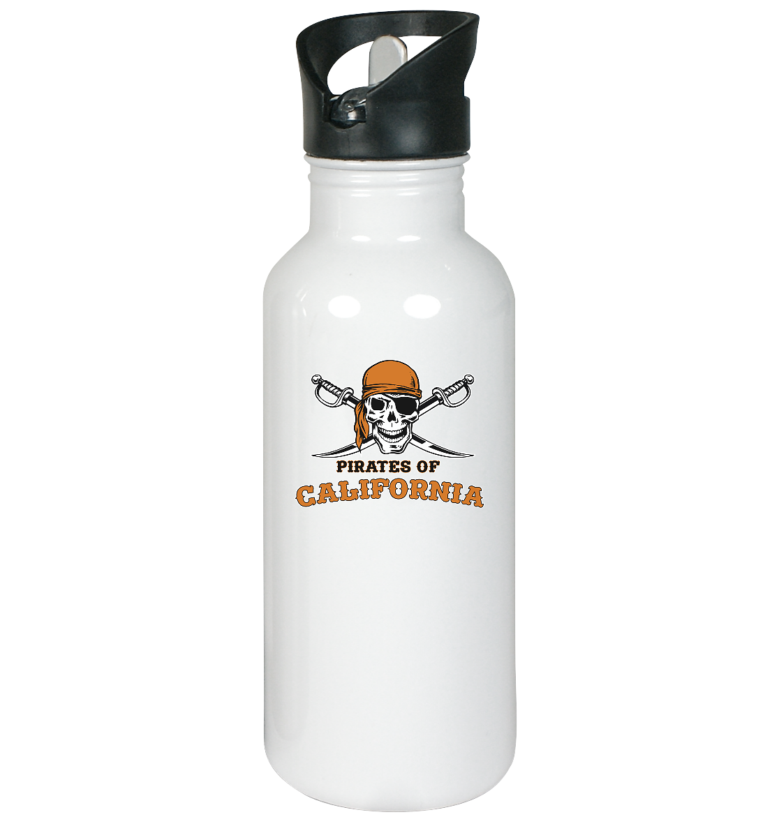 Pirates of California - Edelstahl-Trinkflasche