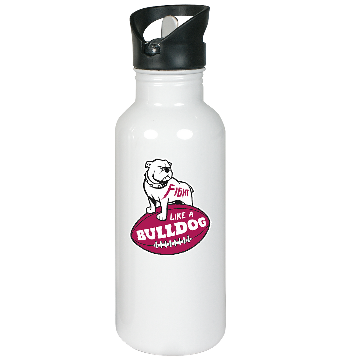 Fight like a Bulldog - Stainless Steel Water Bottle