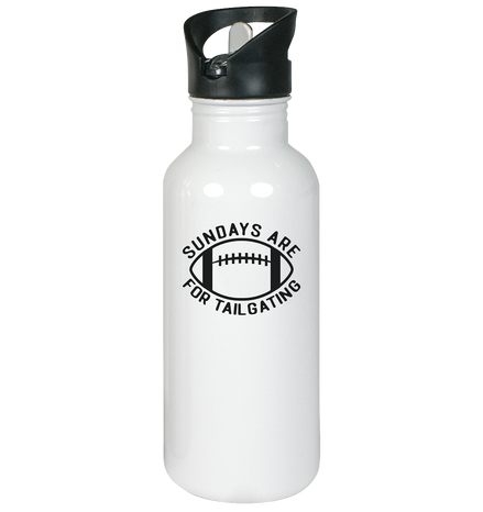 Sundays are for Tailgating  II - Edelstahl-Trinkflasche