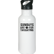 Sundays are for Tailgating  - Edelstahl-Trinkflasche