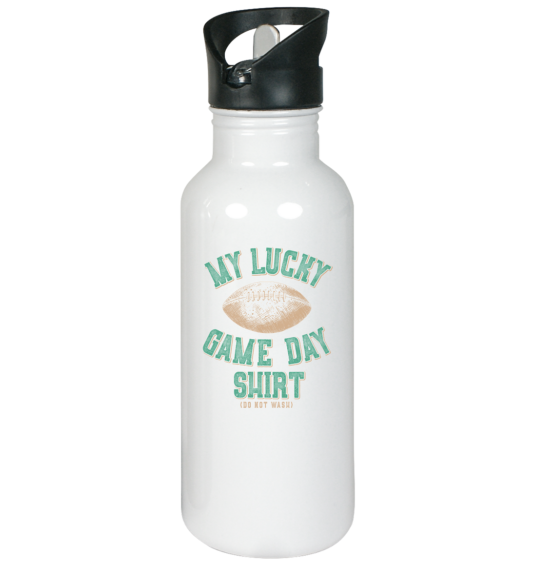 My Lucky Game Day Shirt   - Edelstahl-Trinkflasche