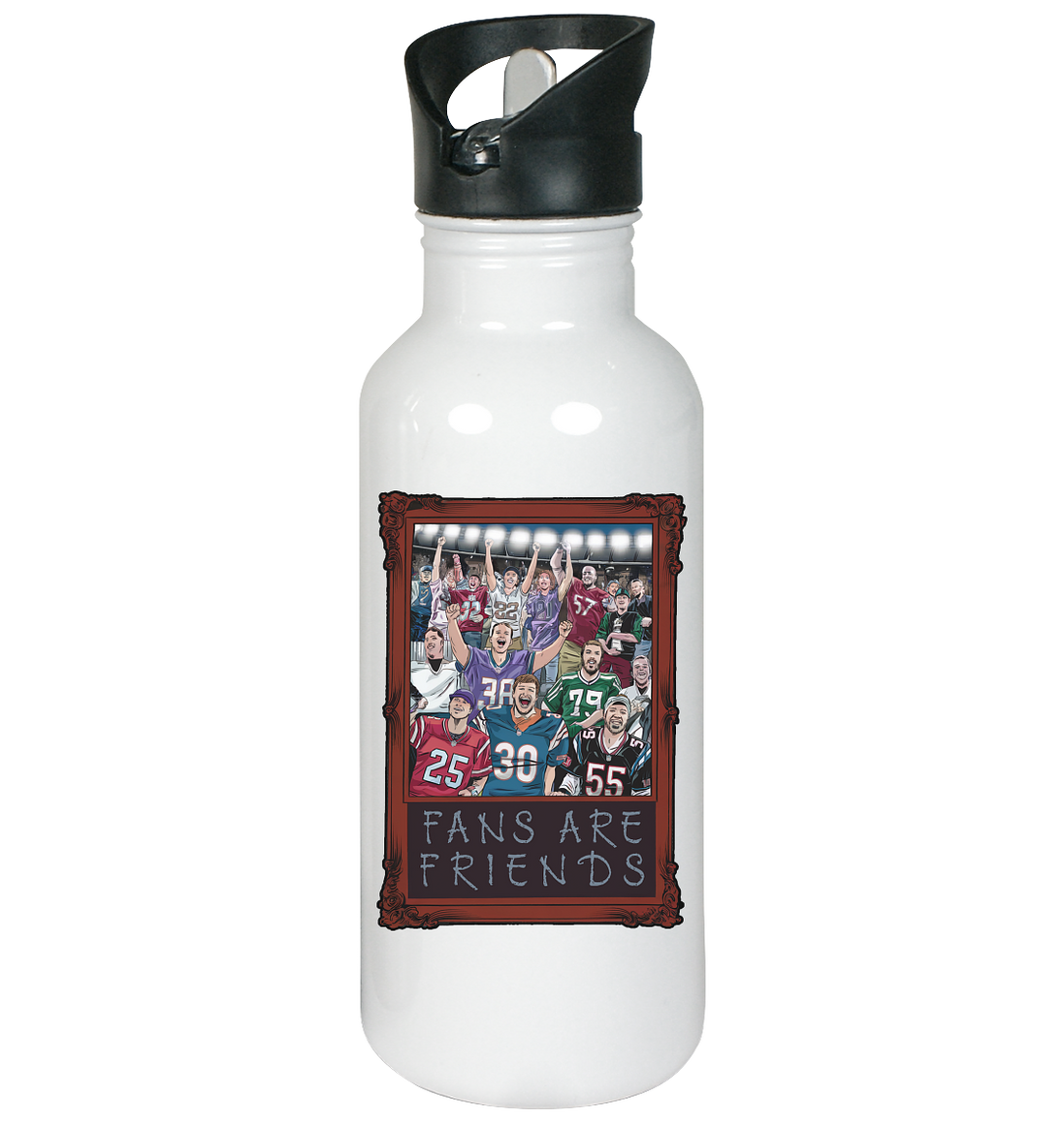 Fans are Friends - Stainless Steel Water Bottle