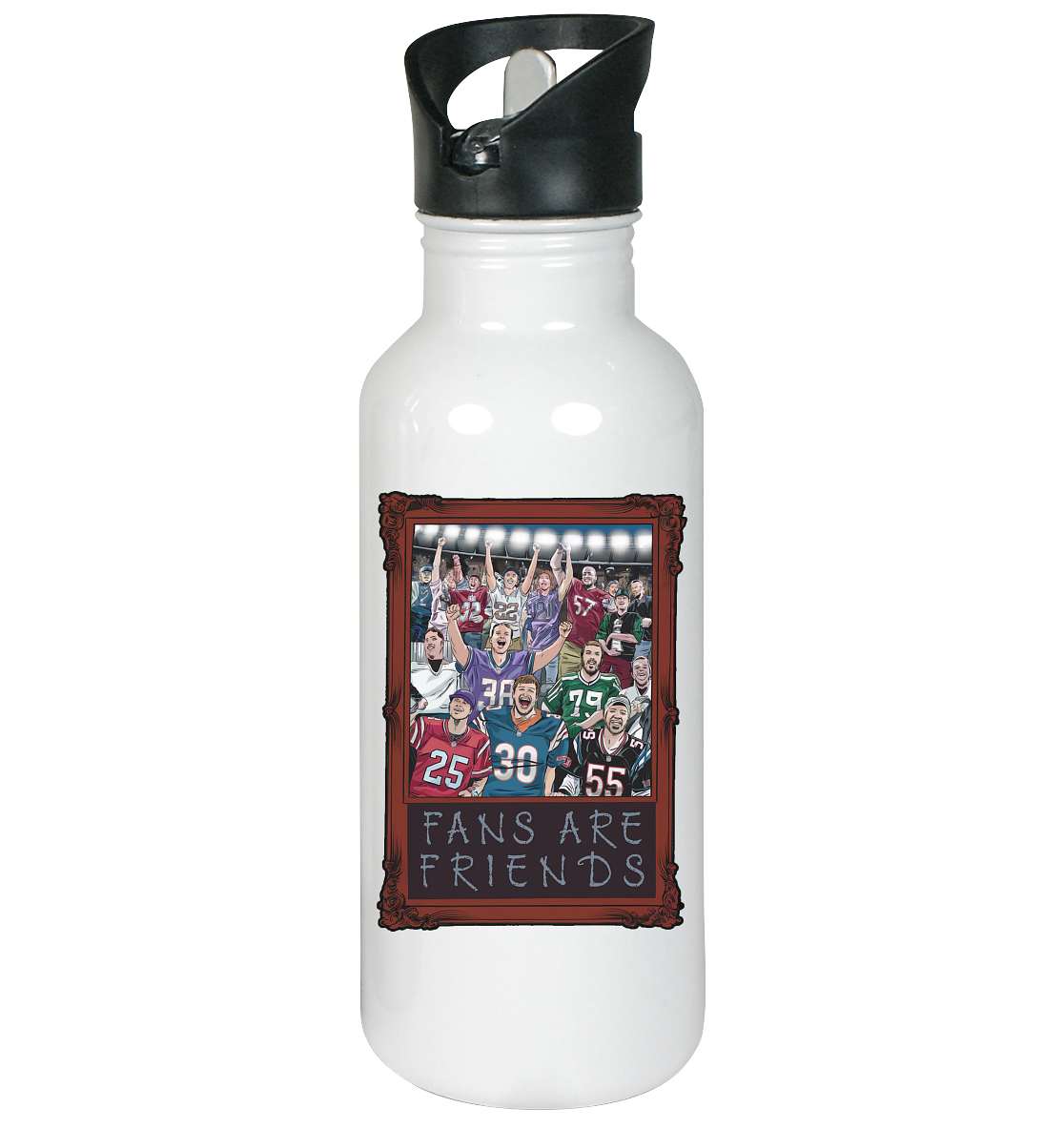 Fans are Friends - Stainless Steel Water Bottle