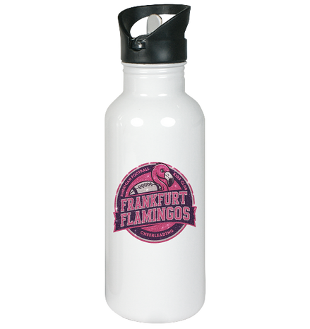 Frankfurt Flamingos - Edelstahl-Trinkflasche