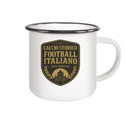 Calcio Storico IV - Enamel Mug (Black)