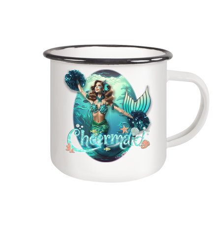 Cheermaid - Emaille Tasse (Black)