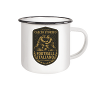 Calcio Storico III - Enamel Mug (Black)