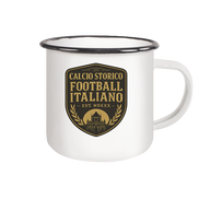 Calcio Storico IV - Enamel Mug (Black)