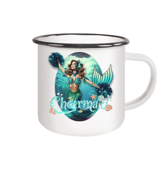 Cheermaid - Enamel Mug (Black)