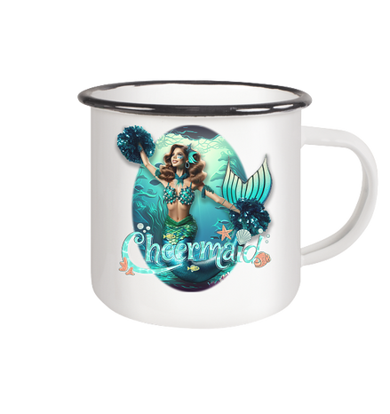 Cheermaid - Emaille Tasse (Black)