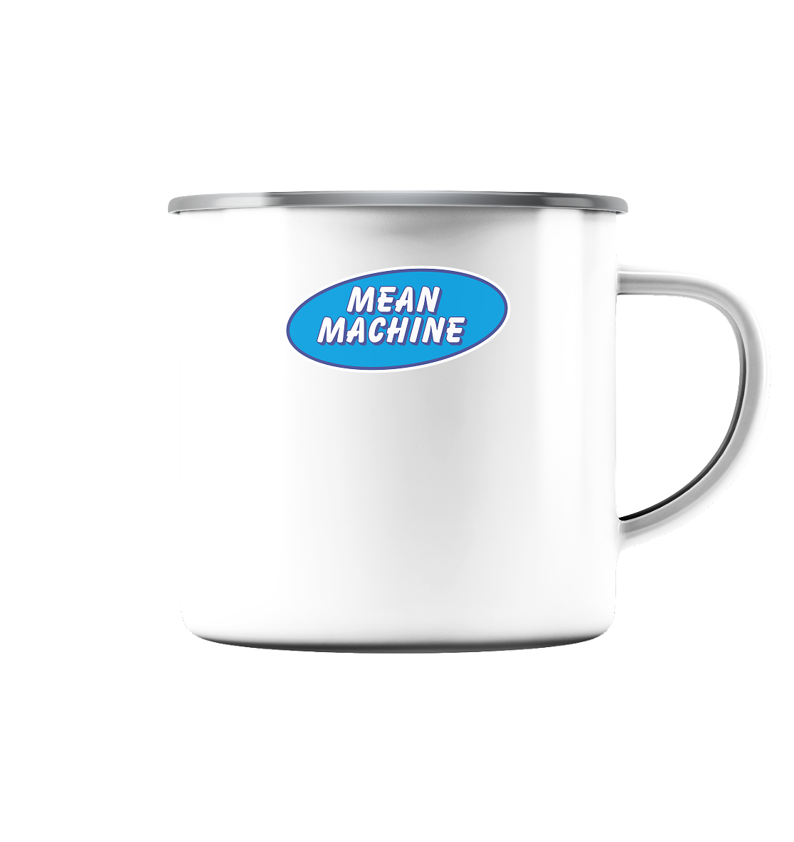 Fürth Mean Machine - Emaille Tasse (Silber)