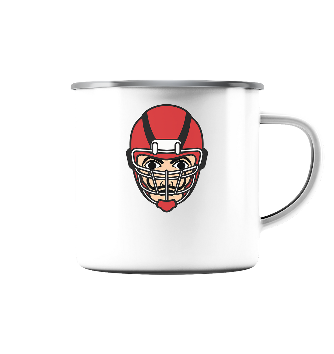 Mascarilla - Enamel Mug (Silver)