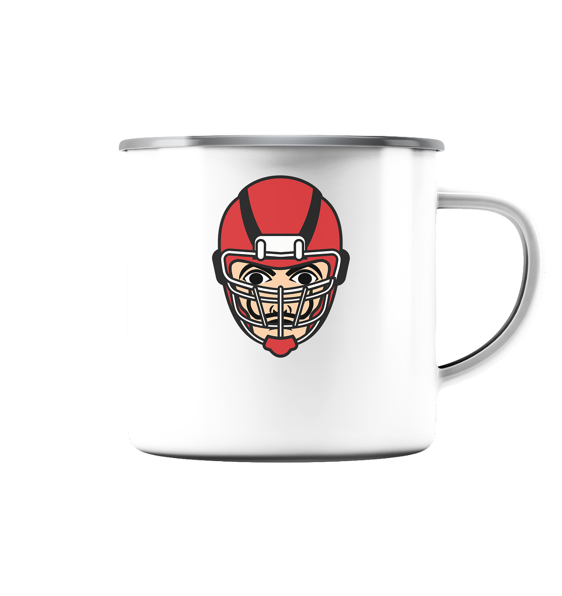 Mascarilla - Enamel Mug (Silver)