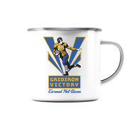 Gridiron Victory - Emaille Tasse (Silber)