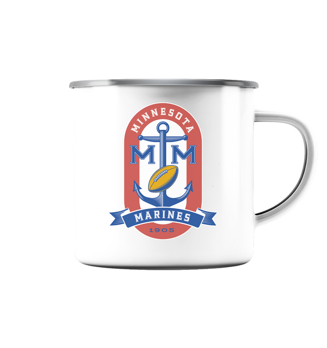 Minnesota Marines - Emaille Tasse (Silber)