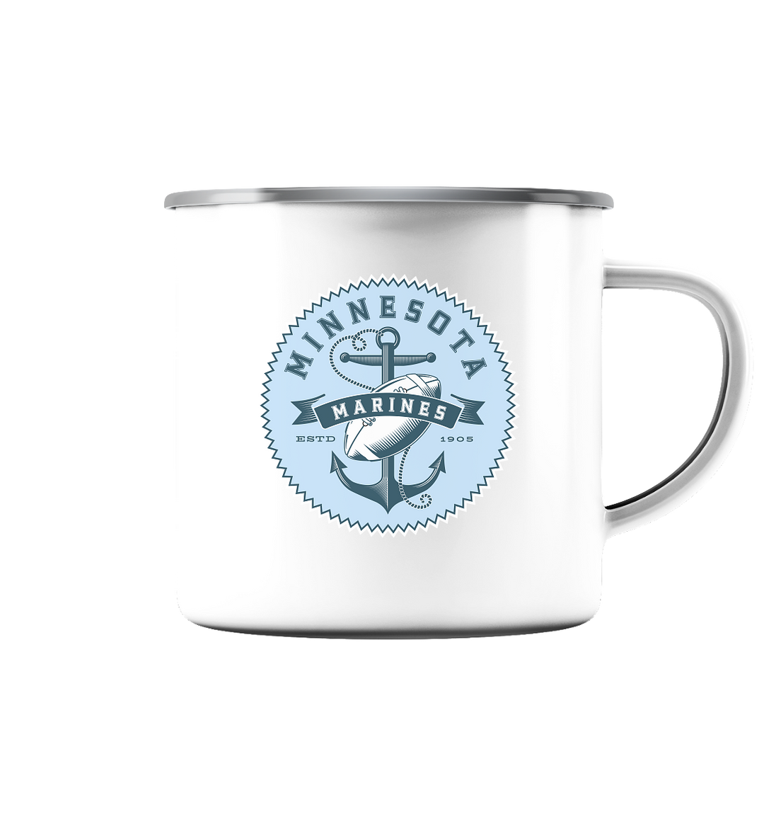 Minnesota Marines II - Enamel Mug (Silver)