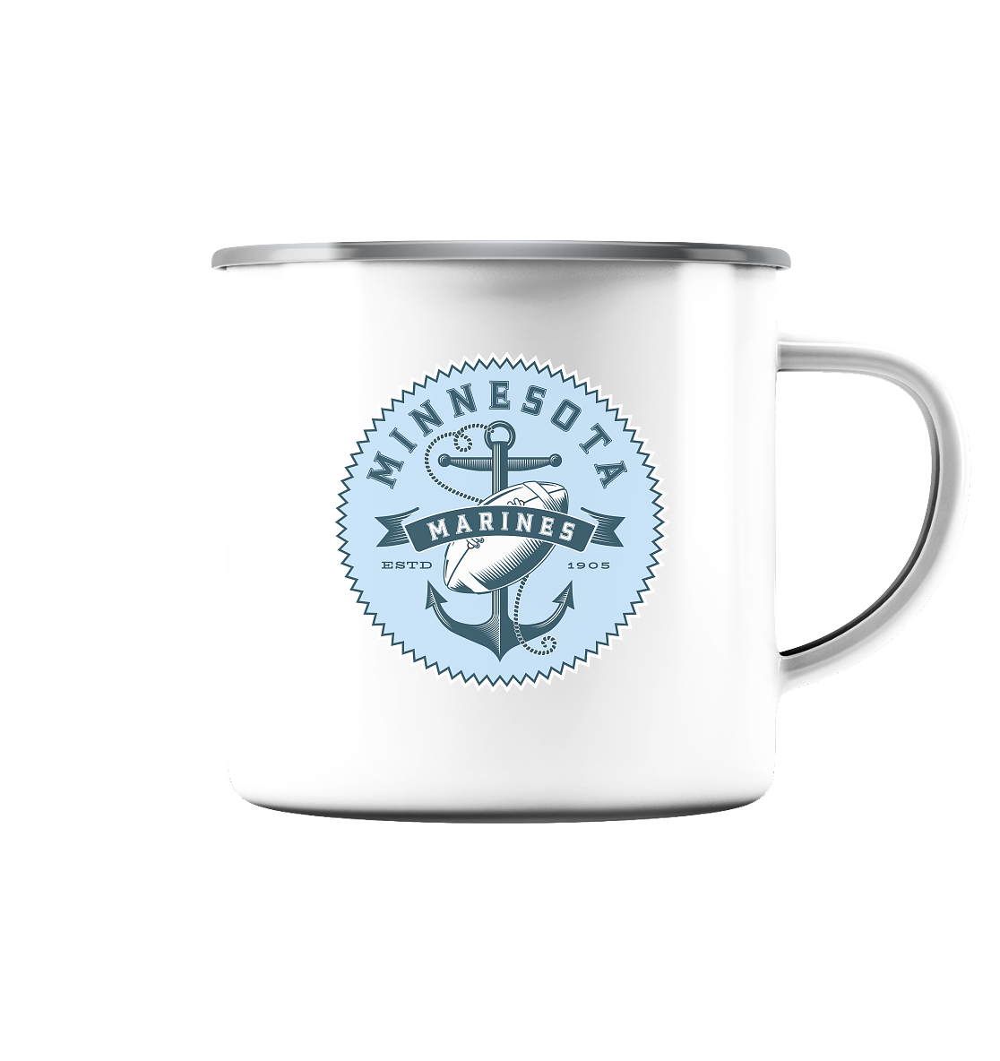 Minnesota Marines II - Enamel Mug (Silver)