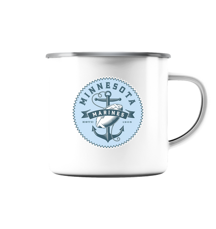 Minnesota Marines II - Emaille Tasse (Silber)
